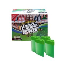 산도깨비 신발장용 탈취제(숲속향) 65g X 4개입, 1개