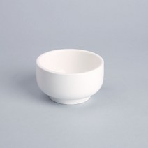 화이트 두께굽볼 360ml 디저트볼 빙수볼 케이터링