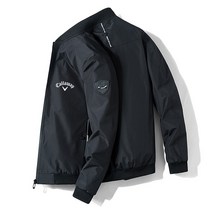 야구점퍼 항공점퍼 Callaway-골프 가을 남성 재킷 지퍼 칼라 골프 야구 유니폼 캐주얼 스포츠 탑
