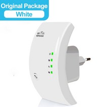 와이파이 티피링크 유 무선 공유기 300mbps wifi 리피터 wifi 부스터 증폭기, 협력사, 영국 플러그, 원래 상자 - 흰색