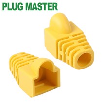 PLUG MASTER NM-SR007Y RJ-45 CAT.6 통부트(7Ø/옐로우/100개)
