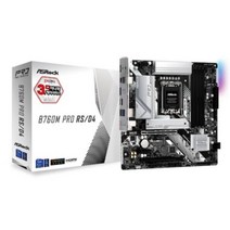 애즈락 B760M Pro RS D4 메인보드 (LGA1700 DDR4 M-ATX) 디앤디컴, 1개, 선택하세요