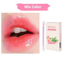 립글로즈 립틴트 면봉 틴트 립밤 착색 타투 립스틱면봉 립스틱 20 개/상자 휴대용 방수 모이스처 라이저 컵, 한개옵션1, 07 08