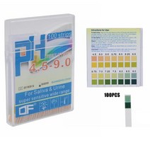 100pcs PH 테스트 스트립 Litmus 종이 PH4.5-9.0 알칼리성 산성 테스트 용지 물 타액 소변 PH