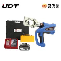 UDT UD-60UNV2 충전식유압압착 절단 천공기 18V 5.0AH 1팩 300SQ압착 천공다이스포함, 1개