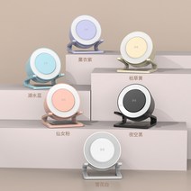 5.1채널스피커 국제 뉴타입 컬러풀 무선블루투스 스피커 미니 휴대용스몰 형아웃도어 대음량 가정용 우퍼스피커, T03-보라색
