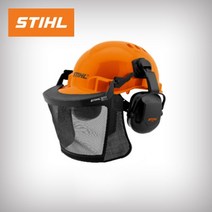 STIHL 경량 안전모 귀마개 형광 안전 모자 헬멧, 1개