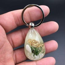 자동차키링 네온 야광 석 리얼 천연 곤충 호박색 표본 팔찌 목걸이 남성 여성 타입 1778096155, 뒤집게