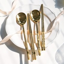 골드드림24K 금수저 부부 부모님 집들이 선물용 2벌 세트, 봉황 1벌 + 매화 1벌