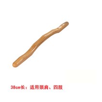 괄사 발맛사지봉 한개 전신 병원 마사지 안마봉경락 맛사지스크레쳐봉 느티나무 운동, T20-목부위어깨부위(원목색)38cm, 기본