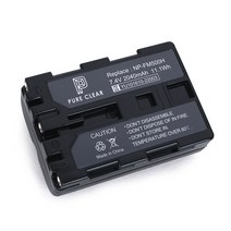 소니 NP-FM500H 호환 배터리 알파 A560 A550 A500 A450 A350 A300 A200 A100, 퓨어클리어 소니 NP-FM500H 호환 배터리