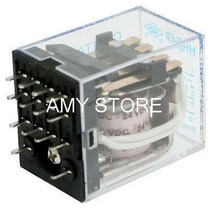 전자석 초강력 소형 마그네틱 원형HH54PA MY4NJA 3A 12VDC/24VDC/24VAC/110VAC/220VAC 코일 PCB 용접 전자, 07 36VAC