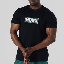[김종국 PICK] HDEX 카모플라주 프린팅 머슬핏 반팔티 2 color