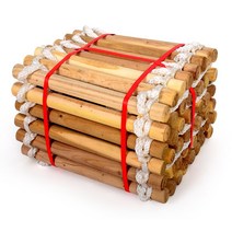 구조대 수직 밧줄 사다리 옥상 화재탈출 소방 나무, 원목40cm간격5m+더블후크