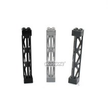 래티스 팬스 울타리 Marumine-격자 타워 2x2x10 W/크로스 58827 빌딩 블록 95347 브릭 호환 아이디어 뷰, 03 2-3 Color Mixed