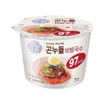 오뚜기 편의점컵라면 오뮤 곤누들 비빔국수 컵 용기 사발면 칼로리낮은라면 어린이 신제품 192g, 10개, 10개