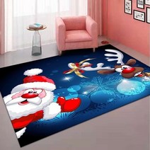 크리스마스러그 크리스마스카페트 새해 장식 트리 카펫 거실 침실 모피 대형 카펫 복도 발코니 매트 욕실 미끄럼 방지 카펫