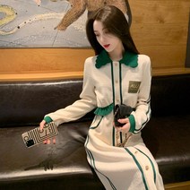 MUEL 원래 프랑스 인형 칼라 드레스 여성 봄 2023 새로운 외국 스타일 연령 감소 캐주얼 슬림 드레스 제시뉴욕원피스 드레스렌탈 퀸잇 봄원피스 상견례옷차림