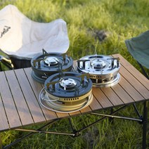 동성 히말라야 해바라기버너 이소가스용 세트, 스텐 실버, 4.버너+가변다리+링가드