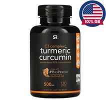 스포츠리서치 강황 터메릭 커큐민 500mg 120캡슐