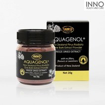 뉴질랜드 라디아타 소나무 껍질 아쿠아제놀 동결 건조 파우더 분말 20g 항산화, 단품