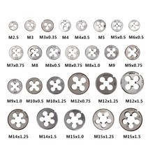 탭핑 탭드릴 손드릴 새로운 diy 금형 기계에 대 한 라운드 금속 절단 죽을 나사 절삭 공구 M2-M16 도구, 17 M9x1