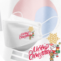 인쇄마스크 크리스마스 기념일 마스크 25매 모델명 aa_17 KF94 3D입체형