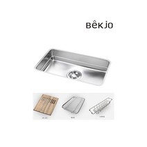 백조 씽크 / 콰이어트 사각볼 / QLD850 / 스텐 싱크볼+악세사리 3종+배수구 세트, 2. 클린 배수구(+25000원)