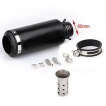 오토바이 배기 51mm 배기 SC 머플러 야마하 혼다 GSR750 Z250SL Ninja400 Z800 CBR300 ER6N R1, 04 -S-C- 60mm
