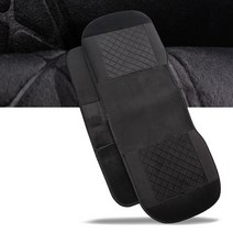 기아셀토스 극세사시트 겨울 방석 앞좌석시트 뒷자석방석 시트커버 운전석시트 조수석 시트, 01.커넥티드3인방석 블랙