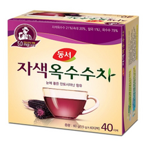 안토시아닌 함유! 동서식품 자색 옥수수차 40T(60g), 40T x 1개