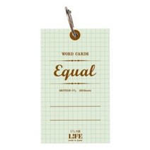 EQUAR 메모카드 3x5, 1개