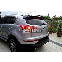 스포티지 스포일러 for kia sportage r 2013 2016 kia abs 플라스틱 도색되지, 올 화이트, 기아
