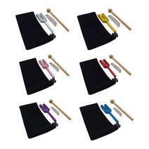 스펙트럼분석기 알루미늄 합금 튜닝 포크 세트 보관 가방 수리 도구 음악 악기 우쿨렐레 피아노 바이올린 기타 선물, 황금