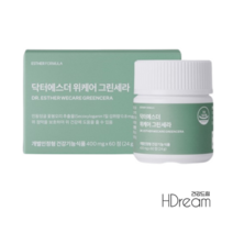 여에스더 위케어 그린세라 금은화 추출물 닥터 위 건강 영양제 부모님 선물 HD 에스더 위영양제, 닥터에스더 위케어 그린세라 60정 1박스