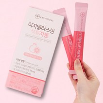 이지 엘라스틴 석류자몽 저분자 콜라겐 15포 1박스, 이지엘라스틴 석류자몽 1통, 1개, 300g