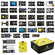 KEYESTUDIO 37 in1 센서 키트 37 센서 모듈 for Arduino Raspberry Pi 프로그래밍 프로젝트용 스타터 키트 전자 부품 STEM 교육 세트 어린이 대 성인 + 자습서