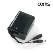 컴스) 18650 충전지 팩 배터리 Y자형 DC24V 3A 3.7V 3000mA 6ea LC0896, 쿠팡 1