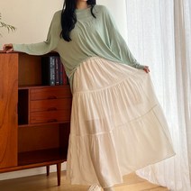[4XL] 만능코디 찰랑부들 긴팔 9color