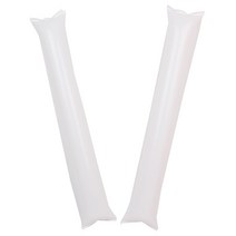 파티해 응원용 팡팡막대풍선(1쌍), 화이트