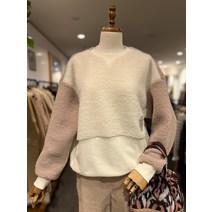 써스데이아일랜드 부클 컬러 믹스 스웻셔츠(T218MST231W)(1272324)