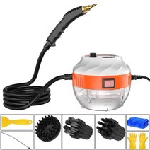 고압스팀청소기 에어컨 주방 레인지 후드 가전 살균 클리너 110V 220V 고온 스팀 청소기 살균 클리너 EU, 01 white_02 EU_02 220V