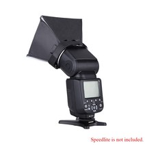 휴대용 사진 플래시 디퓨저 소프트박스 키트 캐논 EOS 니콘 올림푸스 펜탁스 소니 시그마 DSLR 스피드라이, 한개옵션0