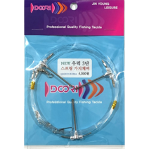 진영레져 국내산 우럭3단 스프링 가지채비 우럭바늘 선상 침선낚시 수제 자작채비