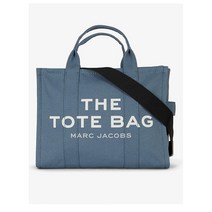 MARC JACOBS 마크 제이콥스 더 토트 코튼-캔버스 토트 백 블루 섀도우