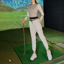 여자 골프 팬츠 봄 신축성좋은 밴딩 바지 9부 연습복 날씬핏 편한 골프웨어