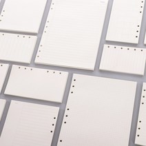 6공 바인더 다이어리 리필 속지 45매 A5 A6, 08.월간 계획 노트