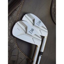 새로운 골프 MC501 골프 아이언 골프 클럽 4-9 Pw(7PCS) 블루/실버/블랙 커버 포함, 실버, PROJECT X 6.0