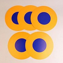 과학학습 종이 과녁판(5매입)