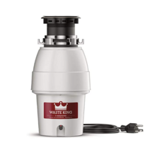 Waste King 레전드 시리즈 1/2 HP 전원 코드가 있는 연속 공급 쓰레기 처리 L-2600